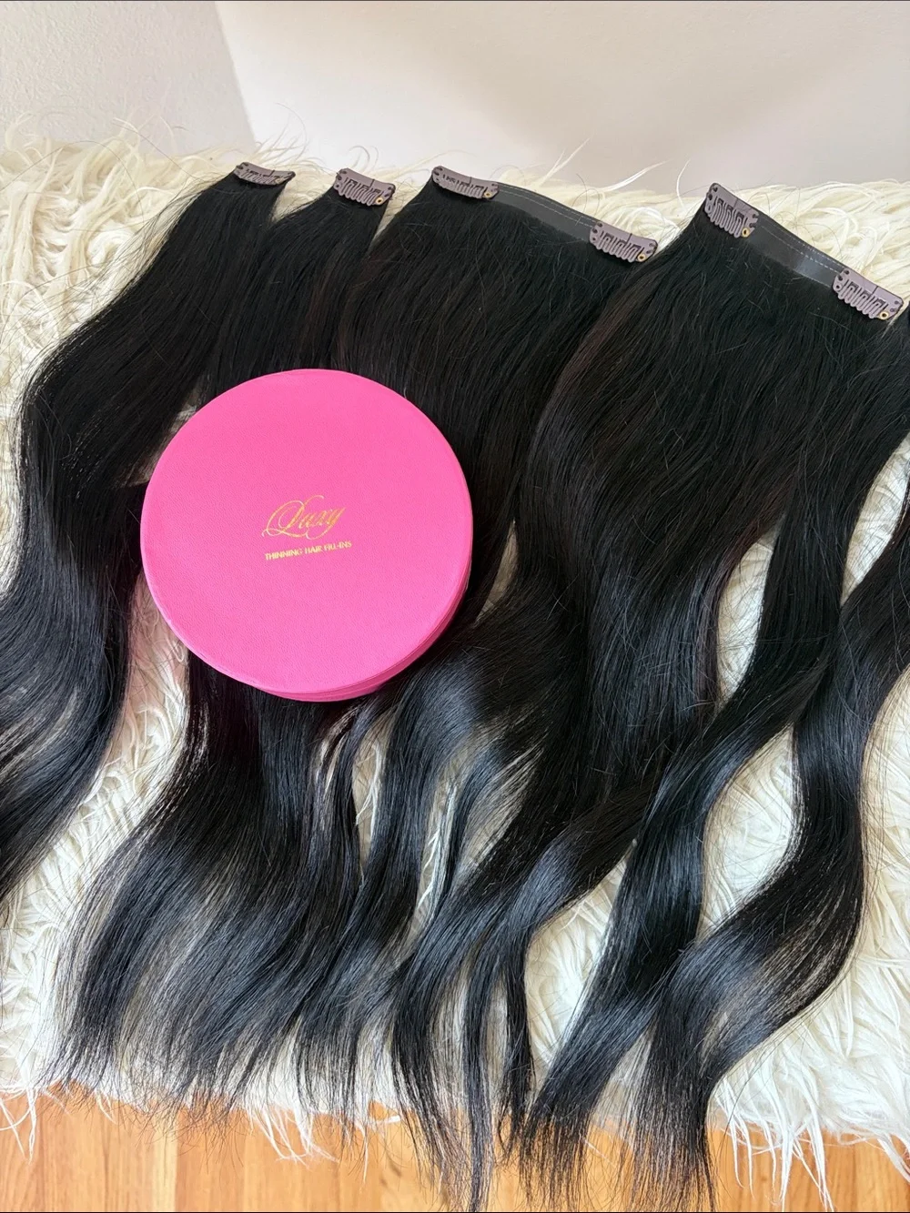 Luxy Hair Extensions - 16” Thinning Clip-In Set - Professionally Custom Colored